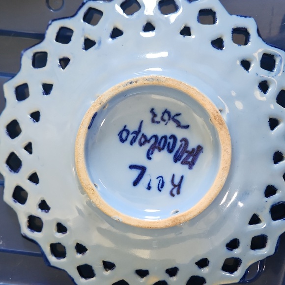 ALCOBACA 363 VINTAGE SET OF 4 PLATES - Picture 7 of 9